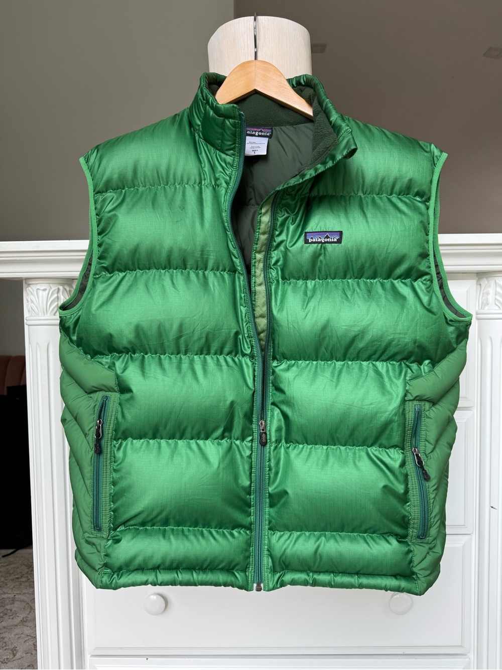 Patagonia Goose Down Puffer Vest | Men’s L | Green